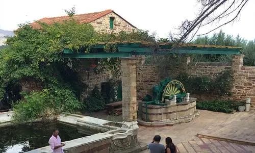 Traditional Kampos Chios mansion surrounded by citrus gardens