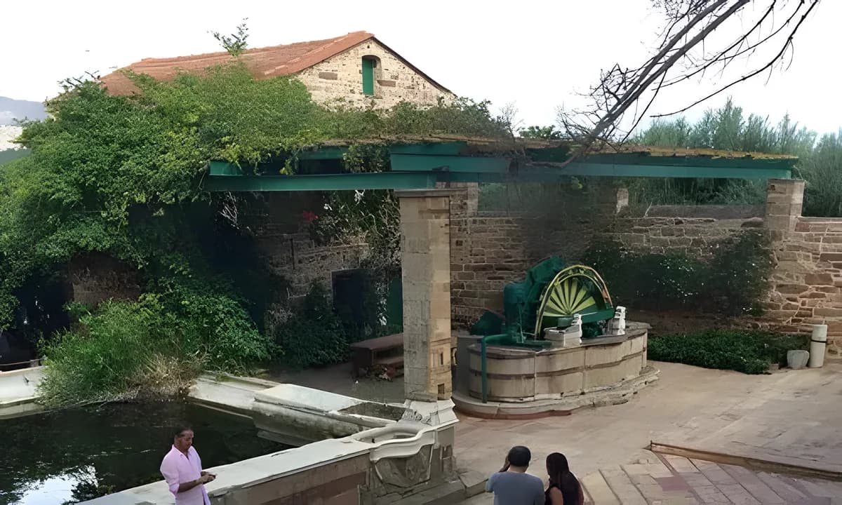 Traditional Kambos Chios mansion surrounded by citrus gardens