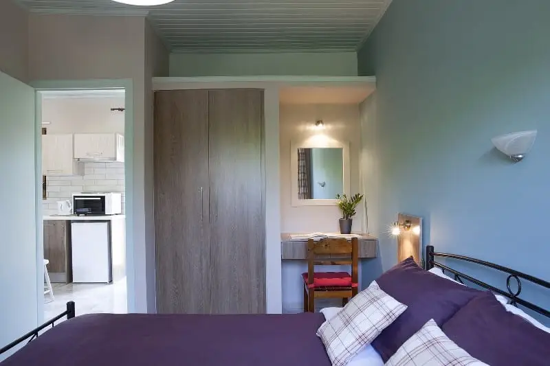 Family room bedroom at Voulamandis House