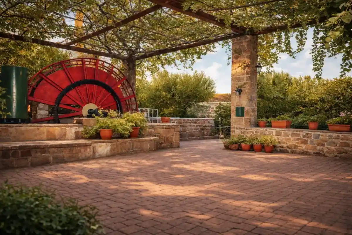 Best hotels in Chios Kampos – Voulamandis House with authentic citrus courtyard